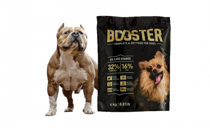 Booster Dog Complete Dry Food- All Life Stages 4kg