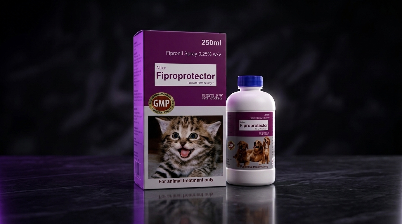 GMP Fiproprotector Spray – Tick & Flea Treatment for Dogs & Cats (250ml)