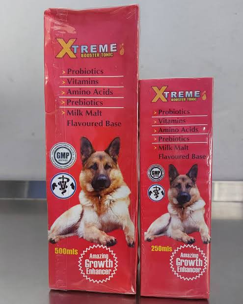 Xtreme Booster Tonic – Nutritional Growth & Multivitamin Supplement for Dogs (250ml)